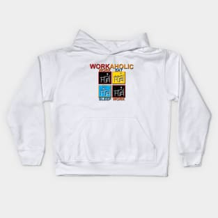 workaholic Kids Hoodie